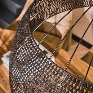 Hanglamp Ø80 armor / Zwart bruin