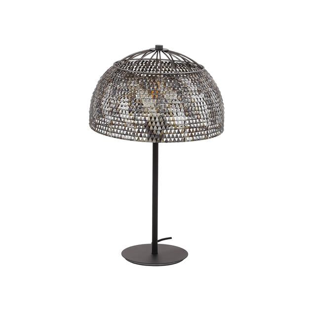 Tafellamp Ø35 armor open / Zwart bruin