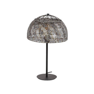 Tafellamp Ø35 armor open / Zwart bruin