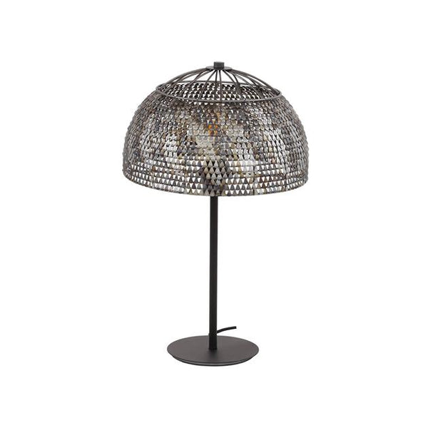 Tafellamp Ø35 armor open / Zwart bruin