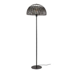 Vloerlamp Ø50 armor open / Zwart bruin (Magazijn sale)