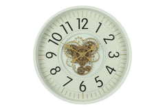 Ronde radar Wandklok Countryfield "Celestial'' wit Ø 53 cm