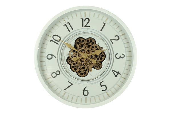 Ronde radar Wandklok Countryfield "Celestial'' wit Ø 66 cm