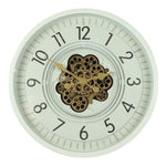 Ronde radar Wandklok Countryfield "Celestial'' wit Ø 66 cm