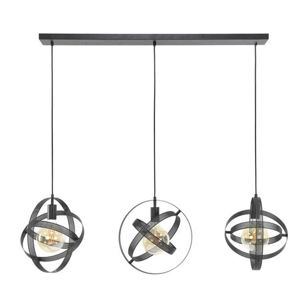 Hanglamp 3L cosmos mesh / Artic zwart