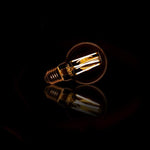 Lichtbron LED bol Ø7 cm - E27 6W warm licht / amberkleurig