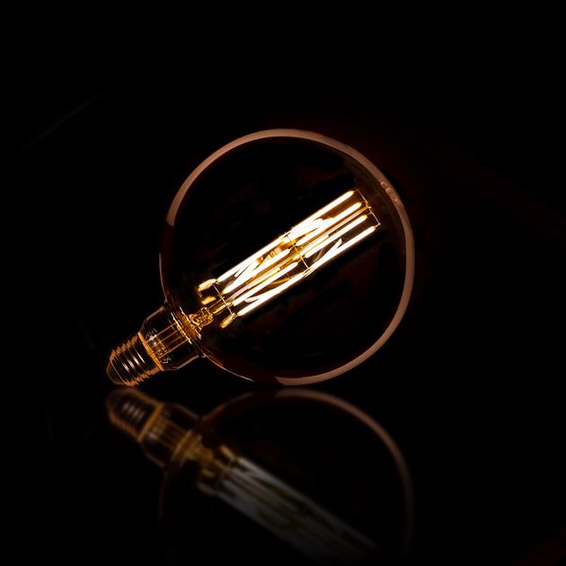 Lichtbron LED bol Ø15 - E27 12W warm licht