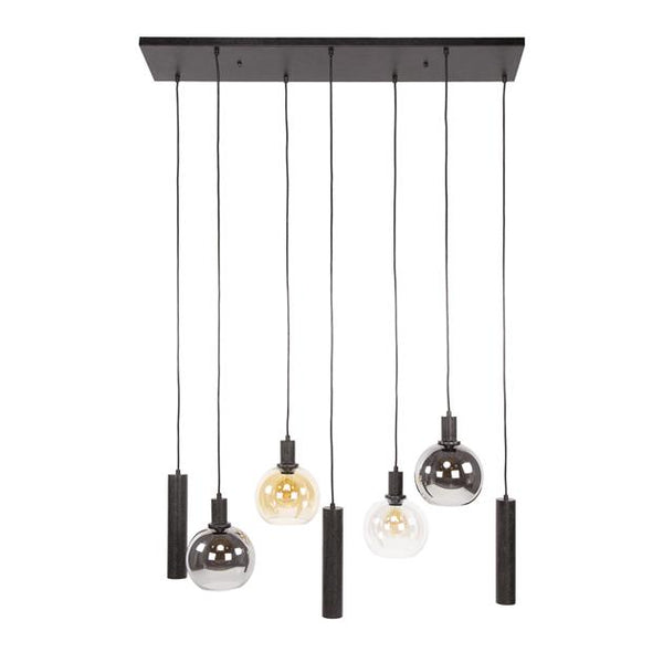 Hanglamp Sfera Tricolore 4+3-lichts / Artic zwart