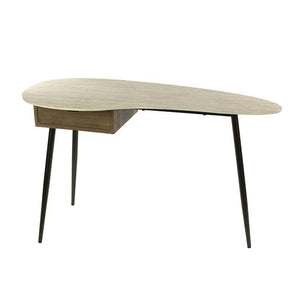 Kaptafel/bureau Travino 1 lade / Keramiek travertin