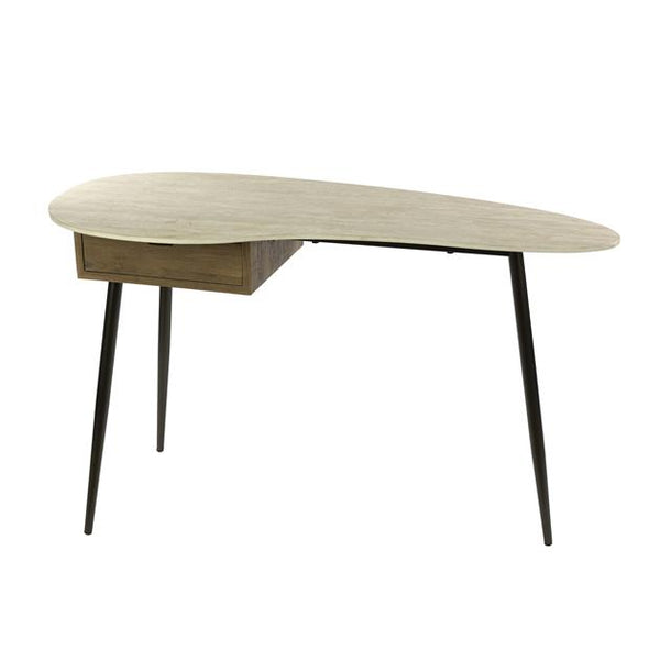 Kaptafel/bureau Travino 1 lade / Keramiek travertin