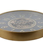 Radarklok Ceulen L zwart/goud Ø70 cm