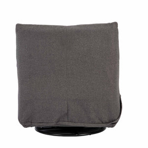 Relaxfauteuil Izzy handmatig & draaibaar met unieke schommelstand - Antraciet stof