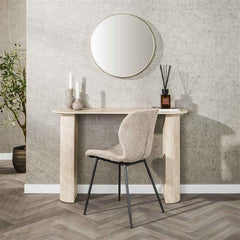 Kaptafel/bureau Romano Arch ceramic / Ceramic Travertine