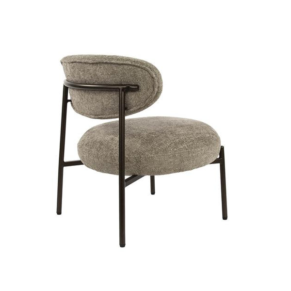 Fauteuil round   - Tissee cargo zandkleur