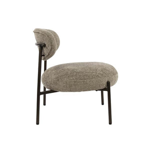 Fauteuil round   - Tissee cargo zandkleur