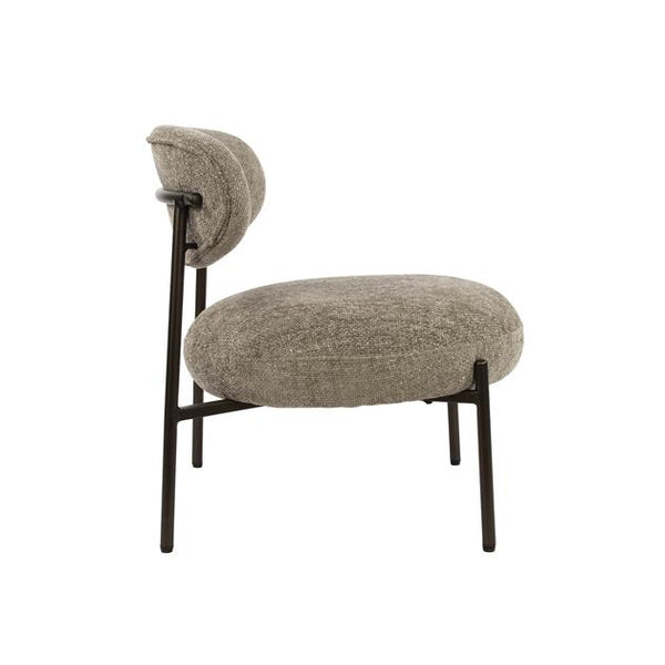 Fauteuil round   - Tissee cargo zandkleur
