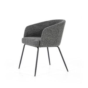Eetkamerstoel Astrid Eleonora - Stof antraciet Baquer