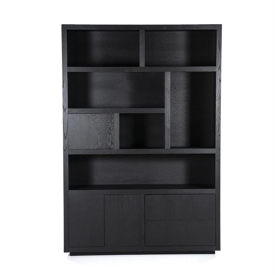 Kabinet/Wandkast Helsinki Eleonora  150x220 cm - Zwart eiken