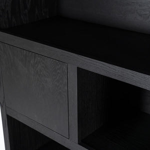 Kabinet/Wandkast Helsinki Eleonora  150x220 cm - Zwart eiken