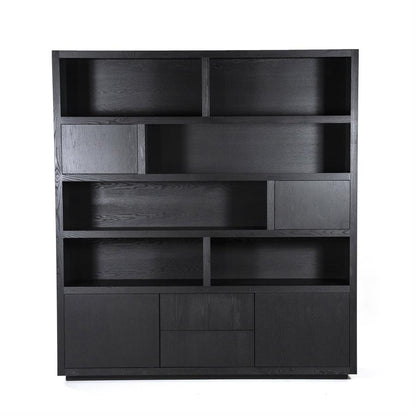 Kabinet/Wandkast Helsinki Eleonora  200x220 cm - Zwart eiken