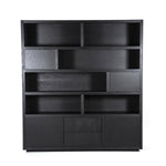 Kabinet/Wandkast Helsinki Eleonora  200x220 cm - Zwart eiken