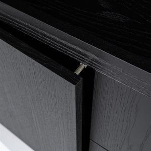 Kabinet/Wandkast Helsinki Eleonora  200x220 cm - Zwart eiken