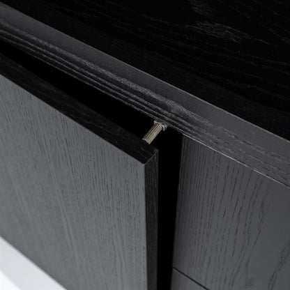 Kabinet/Wandkast Helsinki Eleonora  200x220 cm - Zwart eiken