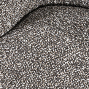 Fauteuil draaibaar "Maeve" Eleonora zonder armleuning - Taupe Maywood stof