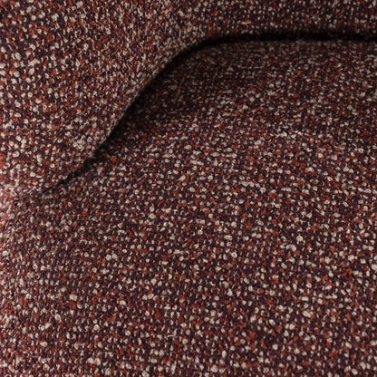 Fauteuil draaibaar "Maeve" Eleonora zonder armleuning - Rood Maywood stof