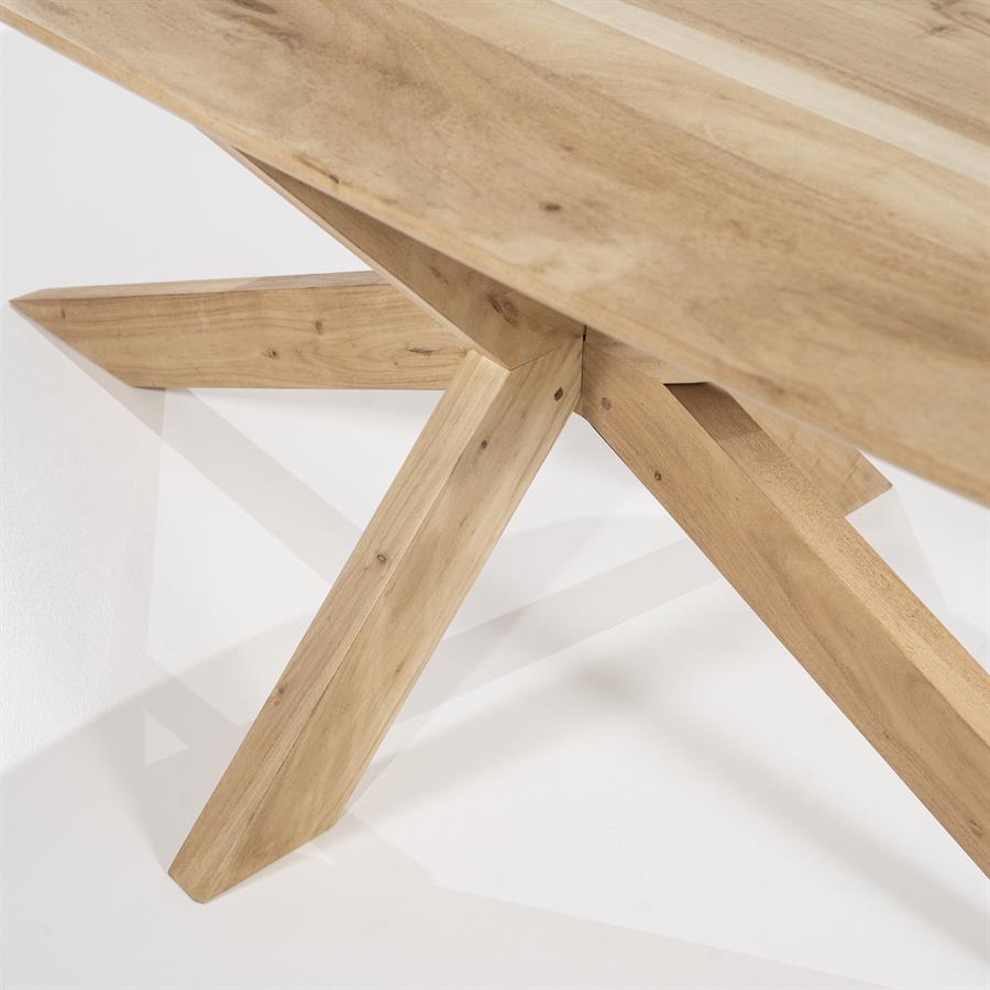 Eettafel Nikki Eleonora 240x100 - Naturel Acacia hout
