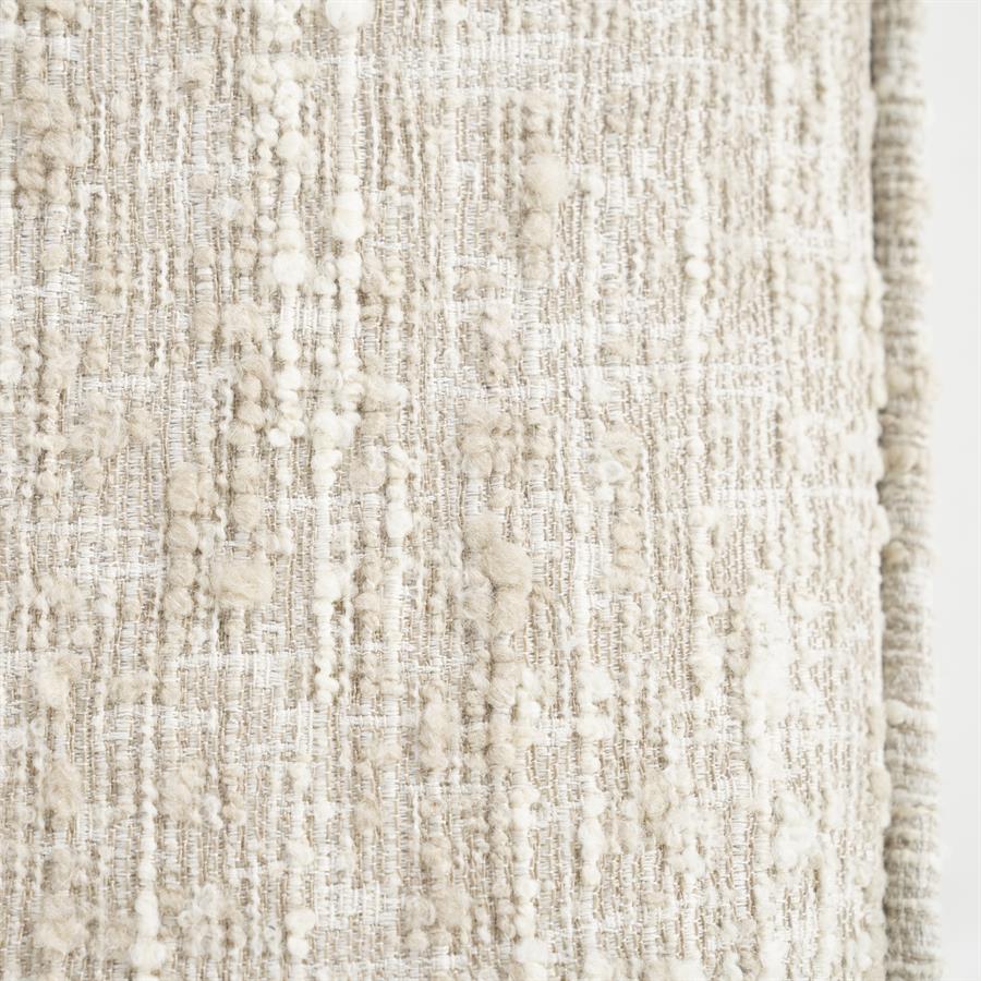 Fauteuil draaibaar Loys Eleonora zonder armleuning - Beige Barkley stof
