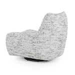 Fauteuil draaibaar Loys Eleonora zonder armleuning - Grijze Barkley stof