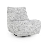 Fauteuil draaibaar Loys Eleonora zonder armleuning - Grijze Barkley stof