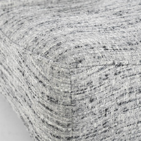 Fauteuil draaibaar Loys Eleonora zonder armleuning - Grijze Barkley stof