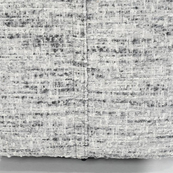 Fauteuil draaibaar Loys Eleonora zonder armleuning - Grijze Barkley stof