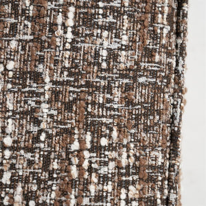 Fauteuil draaibaar Loys Eleonora zonder armleuning - Bruine Barkley stof