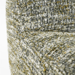 Fauteuil draaibaar Loys Eleonora zonder armleuning - Groene Barkley stof