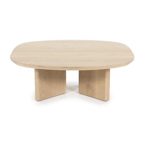 Salontafel Stef Eleonora small 80x80 cm - Naturel eikenhout