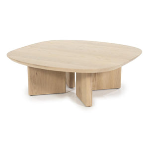 Salontafel Stef Eleonora small 80x80 cm - Naturel eikenhout