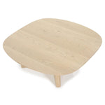 Salontafel Stef Eleonora small 80x80 cm - Naturel eikenhout