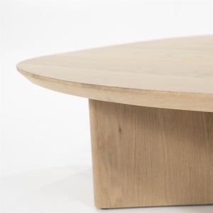 Salontafel Stef Eleonora small 80x80 cm - Naturel eikenhout