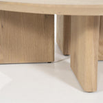 Salontafel Stef Eleonora small 80x80 cm - Naturel eikenhout