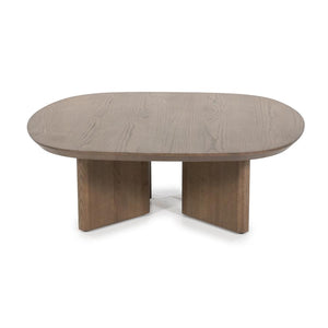 Salontafel Stef Eleonora small 80x80 cm - Bruin eikenhout