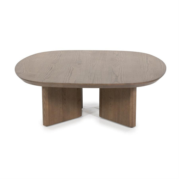 Salontafel Stef Eleonora small 80x80 cm - Bruin eikenhout