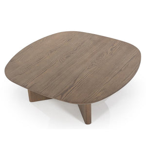 Salontafel Stef Eleonora small 80x80 cm - Bruin eikenhout