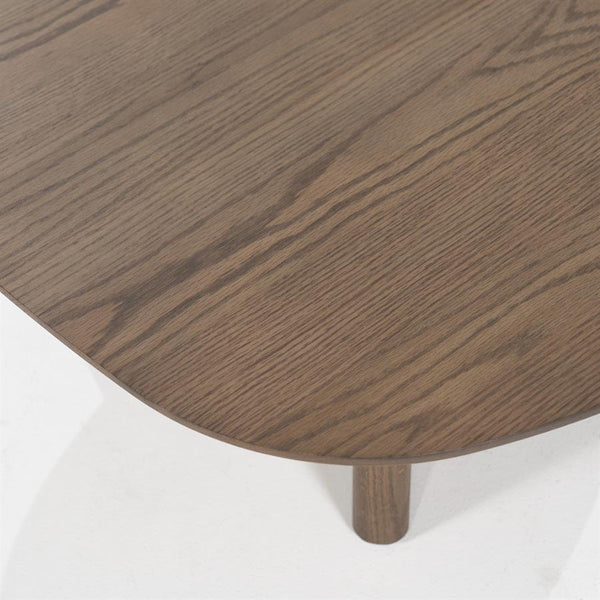 Salontafel Stef Eleonora small 80x80 cm - Bruin eikenhout