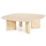 Salontafel Stef Eleonora medium 100x100 cm - Naturel eikenhout