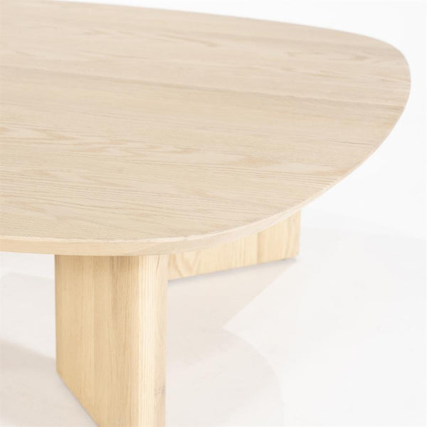 Salontafel Stef Eleonora medium 100x100 cm - Naturel eikenhout