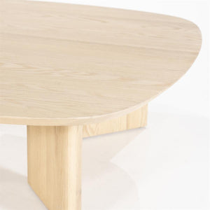 Salontafel Stef Eleonora medium 100x100 cm - Naturel eikenhout