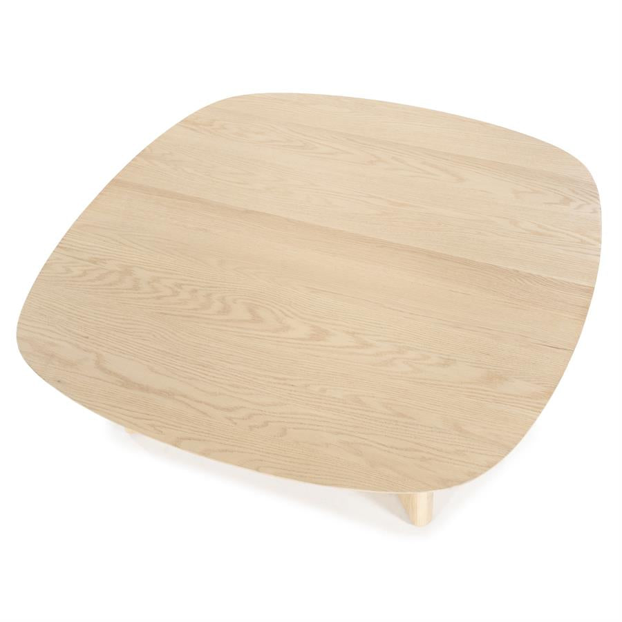 Salontafel Stef Eleonora medium 100x100 cm - Naturel eikenhout